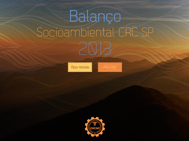 Balanço Sociambiental CRCSP 2013