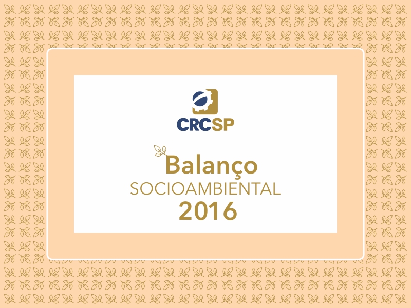 Balanço Sociambiental CRCSP 2016